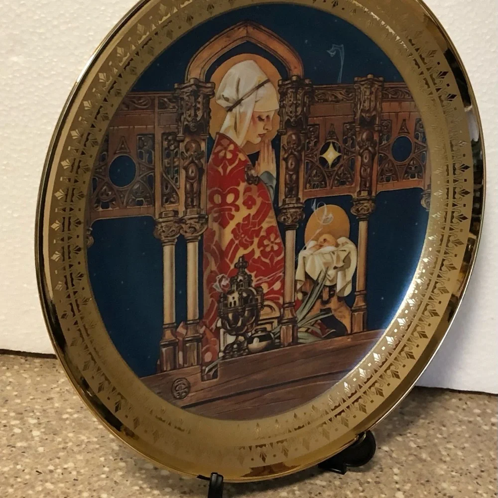 Royal Cornwall Porcelain Wall Plate Wall/Stand Decor